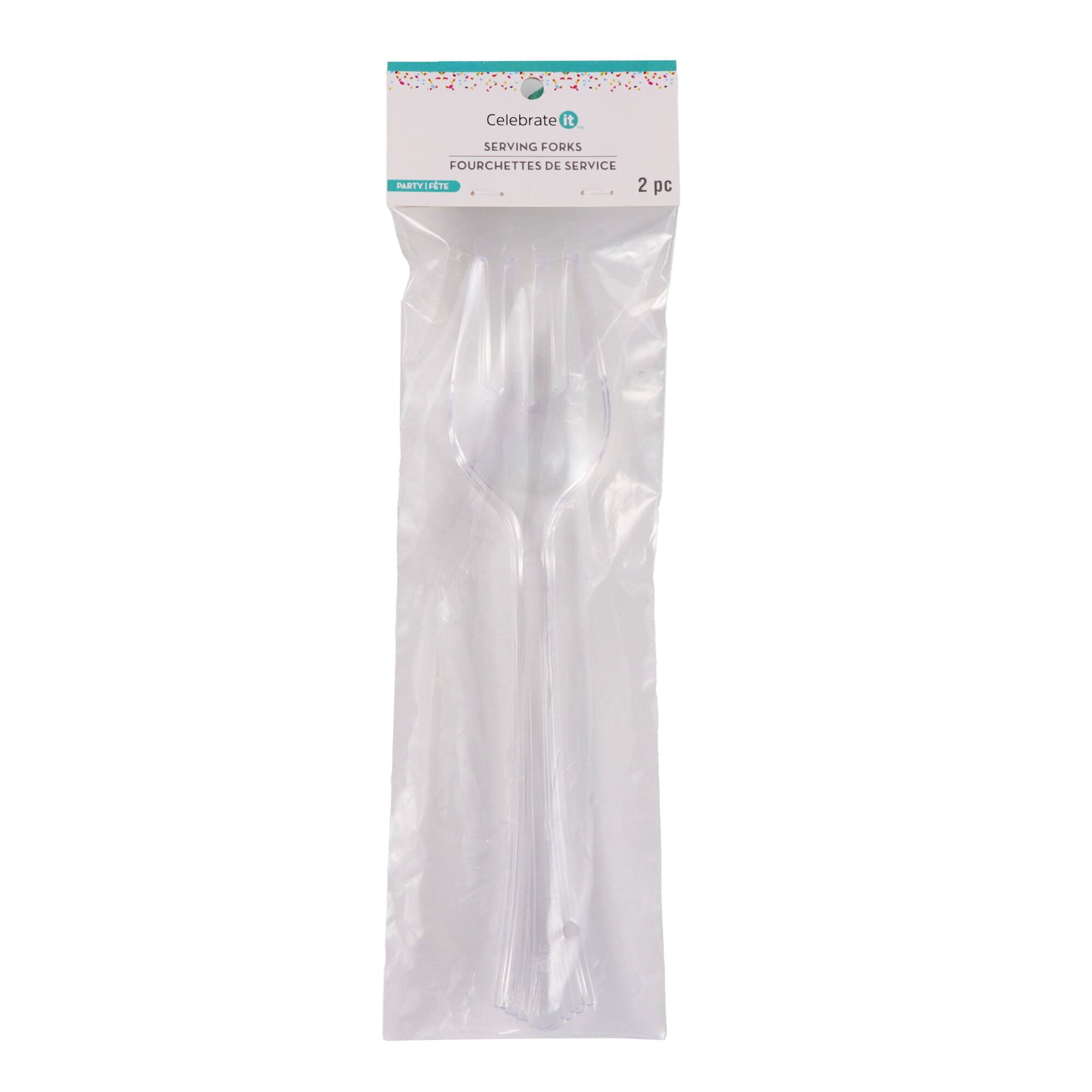 Clear Serving Forks, 2ct. by Celebrate It™